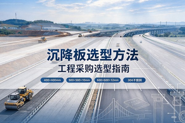 公安沉降板选择方法