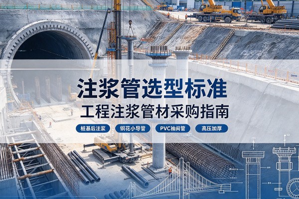公安注浆管选型标准