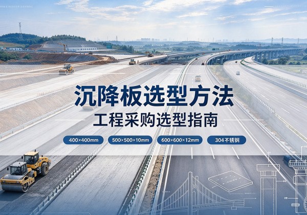 公安沉降板选择方法